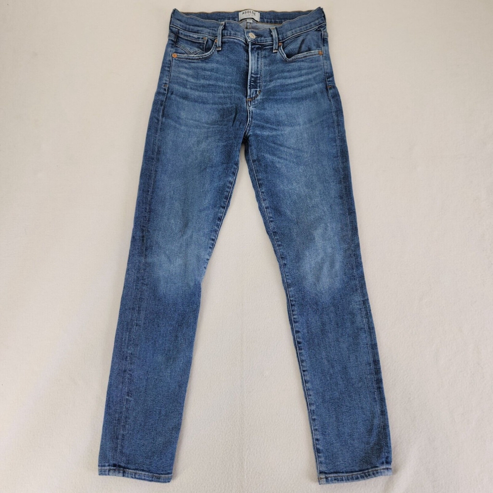 Agolde High Rise Women's Jeans - Medium Blue Wash